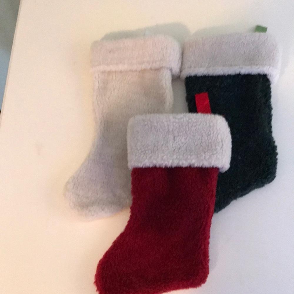 Set of 3 Christmas stockings.